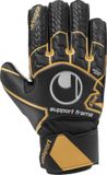 Uhlsport GK Soft Resist SF Keepershandschoenen - Unisex - Zwart/Oranje - Maat 9.5