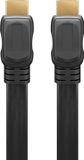 Goobay 61280 Câble HDMI 3 m HDMI Type A (Standard) Noir