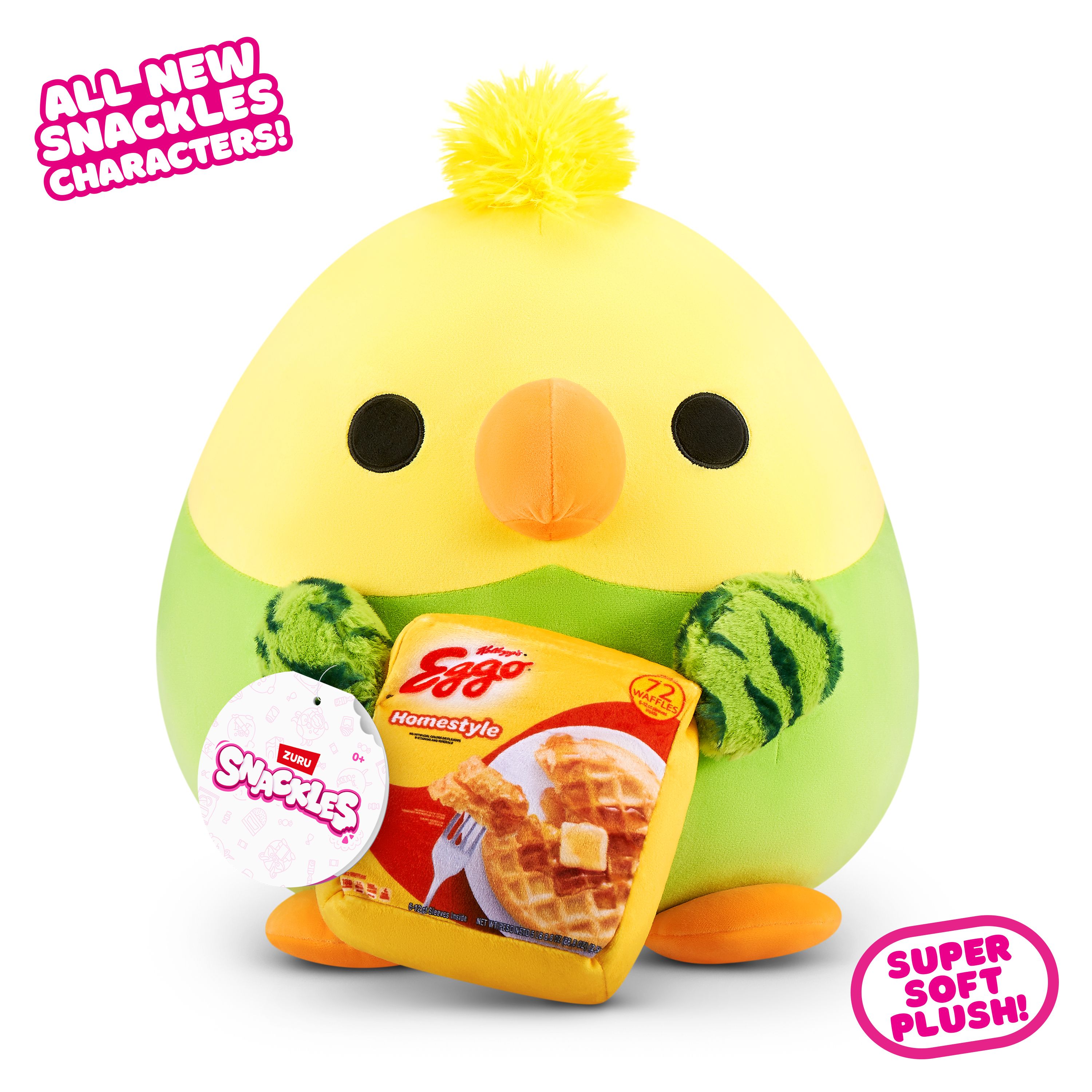 ZURU Snackles Gelicentieerde Serie 3 knuffel van 35 cm