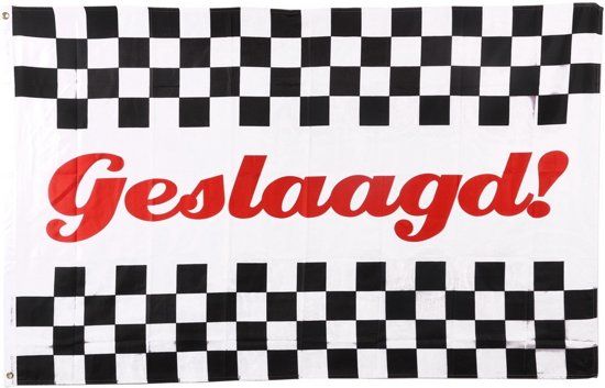 Fostex Geslaagd examen vlag - 7101123567654