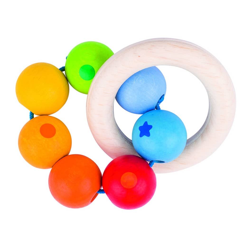 Heimess Grijpring Regenboog deels elastisch zachte kleuren - 4011534368104