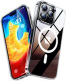 Torras Hoesje geschikt voor Apple iPhone 15 Pro Max - Diamond Back Cover - Geschikt voor MagSafe - Transparant