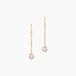 Histoire d'Or Arenale Boucles D'Oreilles Pendantes Argent Doré A L'Or 750/1000 Améthyste