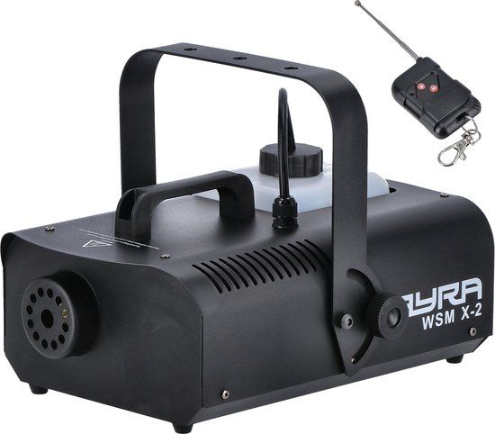 Ayra WSM X-2 1200W Rookmachine met DMX en Afstandsbediening