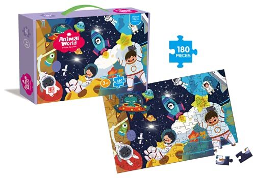 BP - Ontdek de kamer met 180 stukjes astronaut puzzel, kleur voor kinderen (88287)