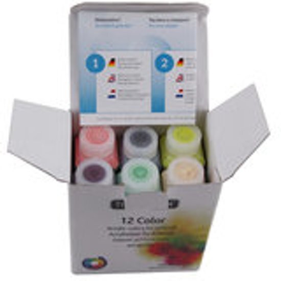 Acrylic Paint-12 Colors(30ML) Timbertech Acrylic Verf-12 Colors(30ML)