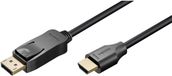 Goobay Essential DisplayPort naar HDMI-kabel 8K 60 Hz voor pc en laptop, 5 m