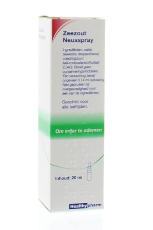 Healthypharm Neusspray Zeezout - 8714632086111