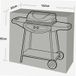Werka Pro Housse de protection pour barbecue et plancha 150x80x90cm