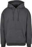 Build Your Brand Basic Oversized Hoodie met capuchon Charcoal - 4XL