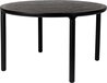 Zuiver Storm Eettafel Rond - 128 cm - Zwart