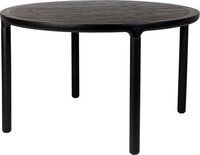 Zuiver Storm Eettafel Rond - 128 cm - Zwart