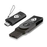 Thetis Fido U2F beveiligingssleutel met Type C-adapter