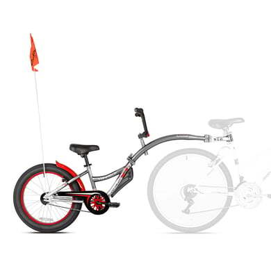 WeeRide Tandem Aanhangfiets Copilot XT Grey