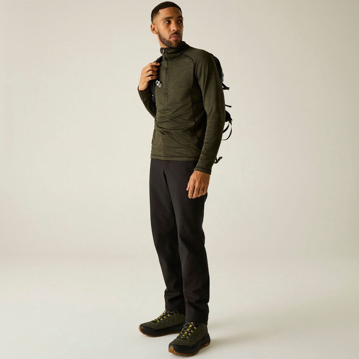 Regatta Yonder II Fleece Half Zip Stretch Midlayer Top voor heren