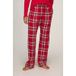 Hunkemöller Tall Pyjamabroek Flanel Rood