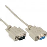 InLine 4043718002702 câble série Beige 5 m DB-9