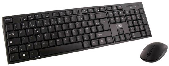 T'nB T'nB KBSCBK2 toetsenbord RF draadloos + USB AZERTY UK International Zwart