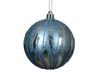 Decoris Kerstballen kunststof d8 cm ijsblauw