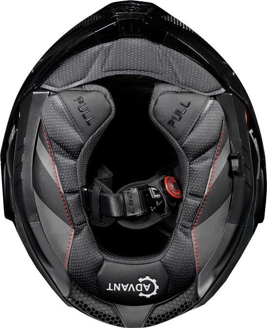 LS2 FF901 Advant X Solid Carbon Flip-back Helmet - Matt - Size L - ECE 22.06