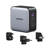 Ugreen 65W Nexode GaN Charger - USB-C, USB-A - Grey
