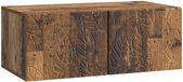 vidaXL Meuble TV - Montage murale - 98 x 41 x 30 cm - Bois vieilli