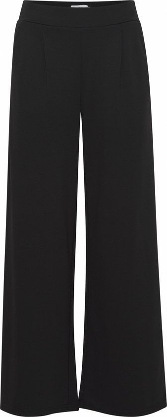 ICHI IHKATE SUS LONG WIDE PA2 Women's Trousers - Black - Size M