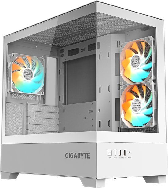 GIGABYTE C201 PANORAMIC ICE Midi Tower Wit