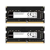 Lexar SODIMM DDR4 RAM 32GB Kit (2x16GB), 3200 MHz DRAM, 260-pins DDR4 SODIMM laptopgeheugen, krachtige SO-DIMM, pc-laptop computergeheugen (LD4S16G32C22ST-BGD)