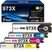HP 4-pack cartouches d'encre pour 973X, PageWide Pro/Managed