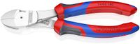 KNIPEX Kracht-zijsnijtang verchroomd met comfortgrepen 180 mm, 74 05 180