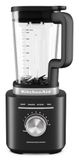 KitchenAid 5KSB2071 Pure Power Staande mixer, 1,85 l | 1200 W, glazen reservoir, 10 snelheden, asymmetrische roestvrijstalen messen, reinigingscyclus, mat zwart