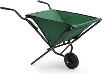 Relaxdays Opvouwbare Kruiwagen - Groen - 50 l