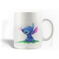 Keramieken mok Lilo en Stitch Papillion roze