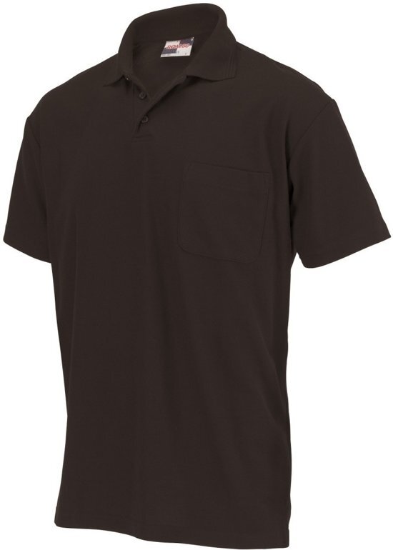 Tricorp Poloshirt borstzak - Casual - 201011 - Zwart - maat 3XL