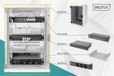 Digitus 10-inch Wandrek Grijs