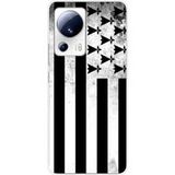 1001 coques Xiaomi Siliconen hoesje compatibel met Xiaomi 13 Lite Bretagne vlag