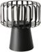 Boltze Home windlicht zwart industrieel design 18x18x21cm decoratie.