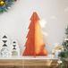 vidaXL - Kerstboom 69,5 cm massief grenenhout wasbruin