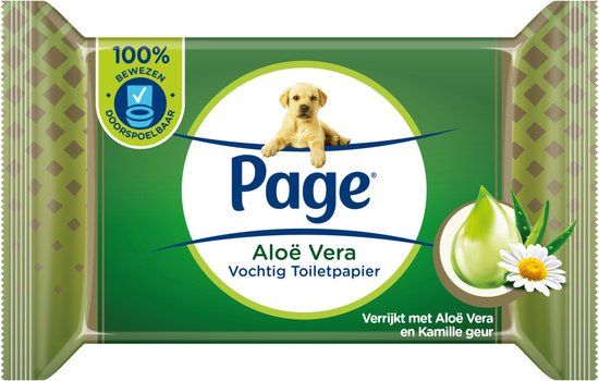 Page Vochtig Toiletpapier Aloë Vera - 50 Rollen