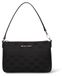 Michael Kors pochette femme, nylon, avec fermeture éclair, noir, bleu, citron vert, 21x13 cm