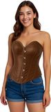 FIESTAS GUIRCA, S.L. Fiestas Guirca Korset Piraat/Steampunk Bruin Dames S
