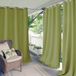 Elrene Binnen/buiten solide UV-beschermende doorvoertule raamgordijn patio, pergola, veranda, dek, lanai en cabana, polyester, limoen, 132 x 274 cm (1 paneel)