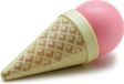 Houten Erzi houten ijsje roze