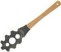 Arte R Spaghetti Opscheplepel - Grijs/Bruin - Kunststof/Hout - 38 cm