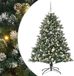vidaXL Kunstkerstboom Groen 150 cm PVC en Plastic en Staal
