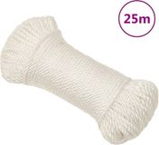 vidaXL Werktouw 8 mm 25 m polypropeen wit