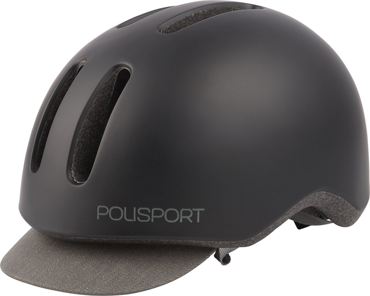 Polisport Commuter - Helm - L 58-61cm - Mat Zwart/grijs