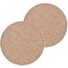 Zeller Pannenonderzetters rond - 3x - Kurk - Dia 30 cm - Lichtbruin