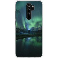 Xiaomi Redmi Note 8 Pro Aurores boreales bedrukt siliconen hoesje